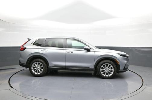 Solar Silver Metallic 2025 Honda CR-V EX AWD