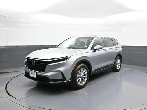 Solar Silver Metallic 2025 Honda CR-V EX AWD