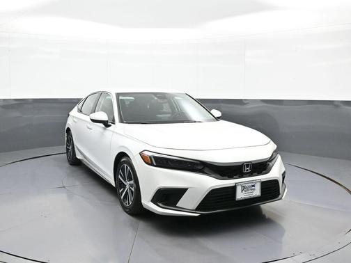 Platinum White Pearl 2023 Honda Civic LX