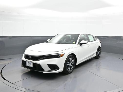 Platinum White Pearl 2023 Honda Civic LX
