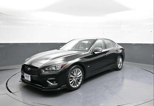 Black Obsidian 2019 INFINITI Q50 3.0t LUXE