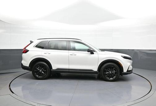 Platinum White Pearl 2025 Honda CR-V Hybrid Sport AWD