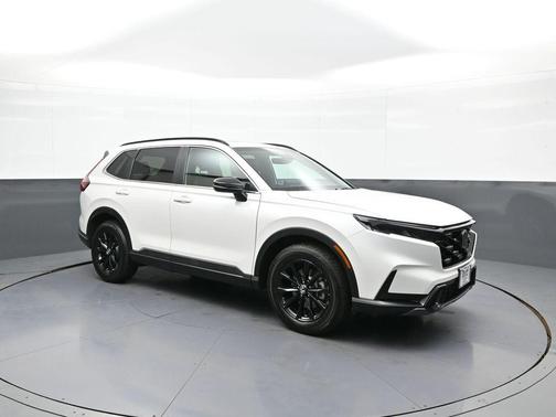 Platinum White Pearl 2025 Honda CR-V Hybrid Sport AWD