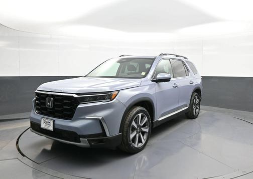 Modern Steel Metallic 2023 Honda Pilot AWD Elite