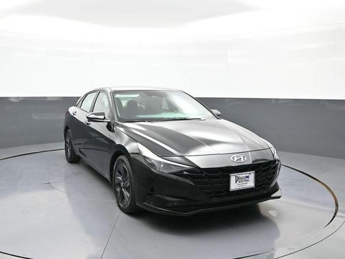 Onyx Black 2023 Hyundai ELANTRA HEV Blue