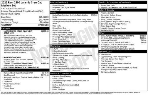 2025 RAM 2500 Laramie