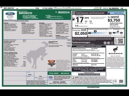 2022 Ford Bronco Wildtrak