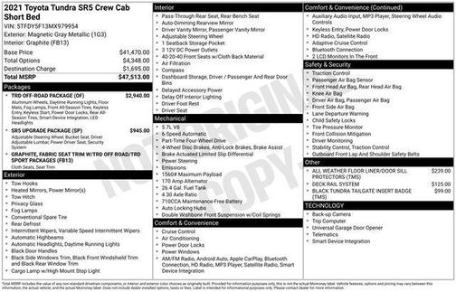 2021 Toyota Tundra SR5