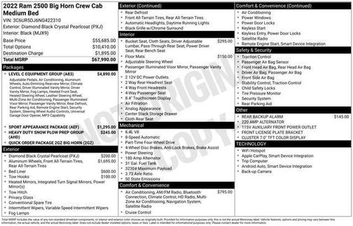2022 RAM 2500 Big Horn