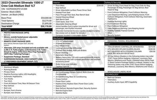 2023 Chevrolet Silverado 1500 LT