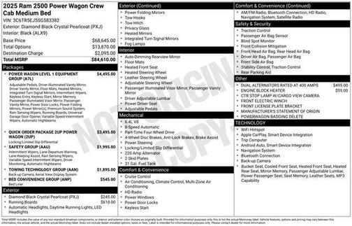 2025 RAM 2500 Rebel/Power Wagon