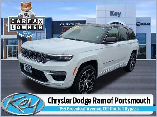 Bright White Clearcoat 2023 Jeep Grand Cherokee Summit