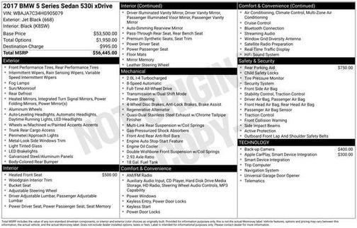 2017 BMW 530 i xDrive