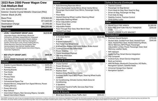 2023 RAM 2500 Power Wagon