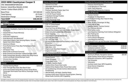 2023 MINI Countryman Cooper S