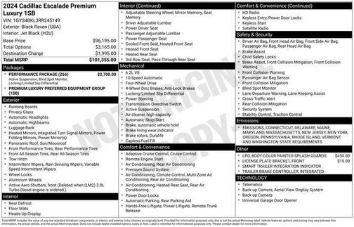 2024 Cadillac Escalade Premium Luxury