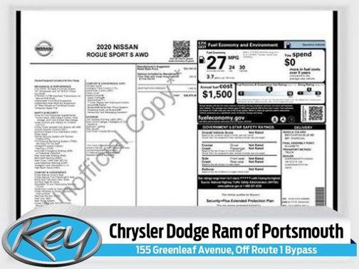 2020 Nissan Rogue Sport S
