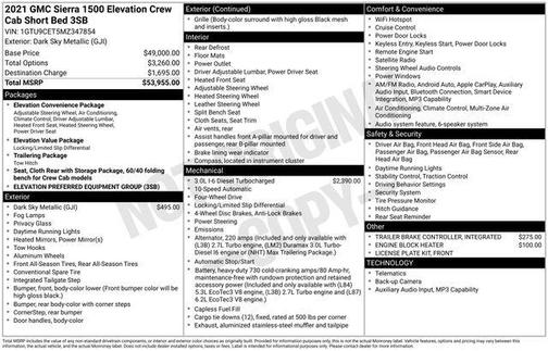 2021 GMC Sierra 1500 Elevation