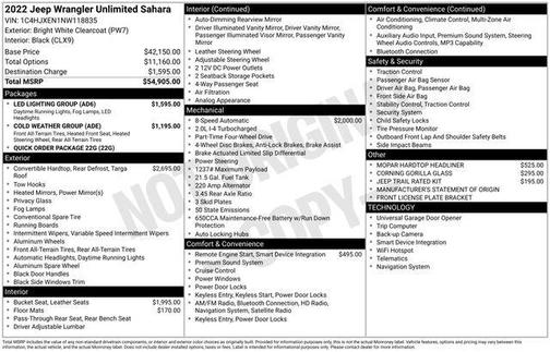 2022 Jeep Wrangler Unlimited Sahara