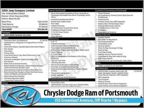 2020 Jeep Compass Limited