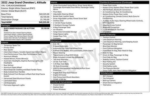 2022 Jeep Grand Cherokee L Laredo