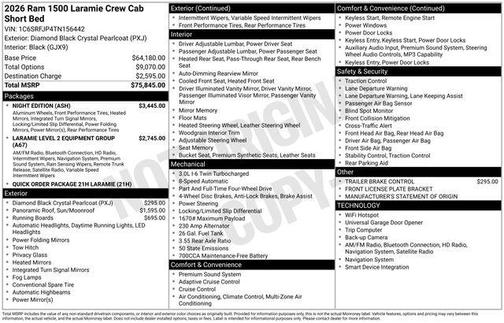 2026 RAM 1500 Laramie