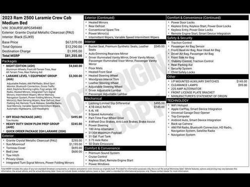 2023 RAM 2500 Laramie