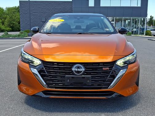 Orange Metallic 2025 Nissan Sentra SR