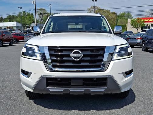 Aspen White Tricoat 2024 Nissan Armada Platinum