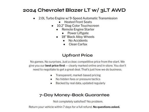 Sterling Gray Metallic 2024 Chevrolet Blazer 3LT