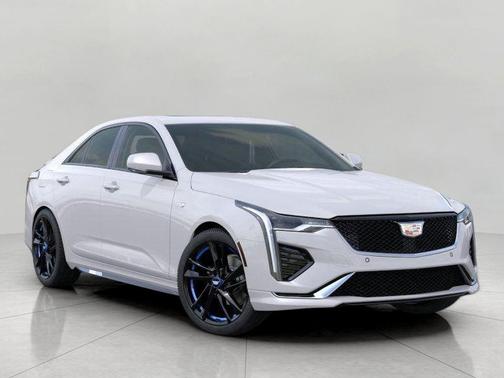 Crystal White Tricoat 2025 Cadillac CT4 Sport