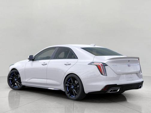 Crystal White Tricoat 2025 Cadillac CT4 Sport