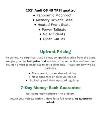 2021 Audi Q5 45 Premium