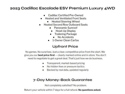 Black Raven 2023 Cadillac Escalade ESV Premium Luxury