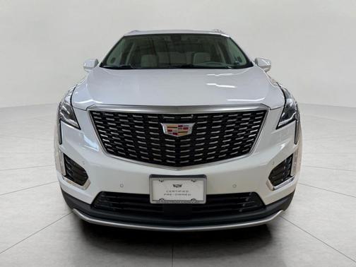 Crystal White Tricoat 2025 Cadillac XT5 Premium Luxury