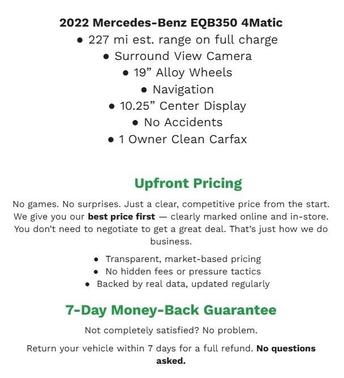 2022 Mercedes-Benz EQB 350 4MATIC