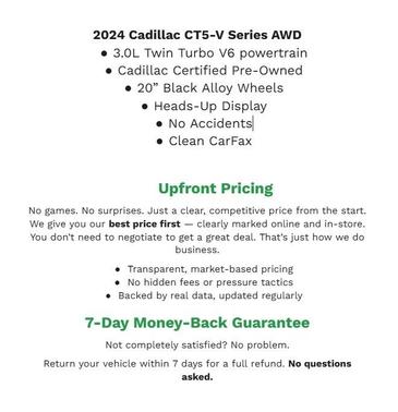 2024 Cadillac CT5-V V-Series