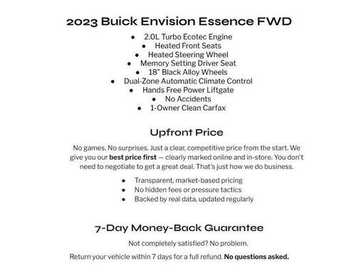 CINNABAR METALLIC 2023 Buick Envision FWD 4dr Essence