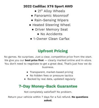 2022 Cadillac XT6 Sport AWD