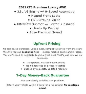 2021 Cadillac XT5 Premium Luxury