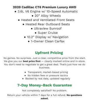 2020 Cadillac CT6 3.6L Luxury