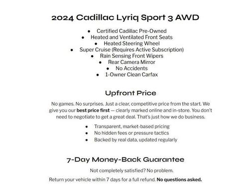 Argent Silver Metallic 2024 Cadillac LYRIQ Luxury
