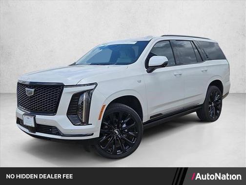 Crystal White Tricoat 2025 Cadillac Escalade Sport Platinum