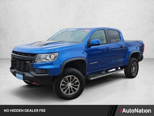 Bright Blue Metallic 2022 Chevrolet Colorado ZR2