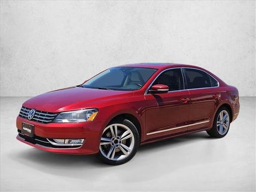 Fortana Red 2015 Volkswagen Passat 2.0L TDI DSG SE w/Sunroof