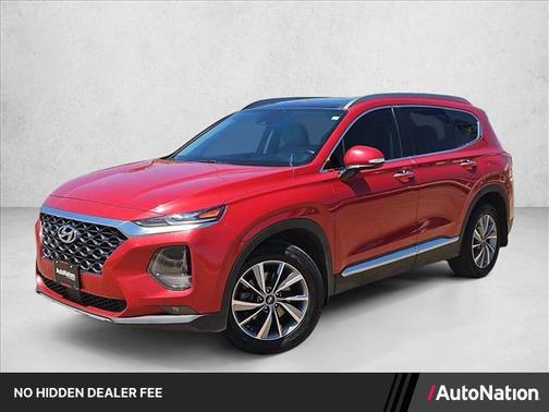 Scarlet Red 2019 Hyundai SANTA FE Limited 2.4