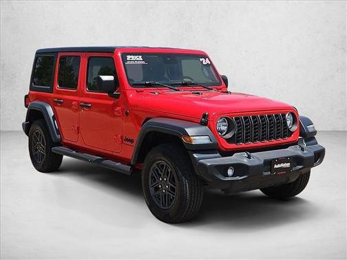Firecracker Red Clearcoat 2024 Jeep Wrangler Sport S