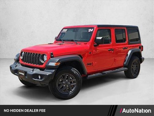 Firecracker Red Clearcoat 2024 Jeep Wrangler Sport S