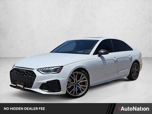 Glacier White Metallic 2022 Audi S4 Prestige TFSI quattro Tiptronic