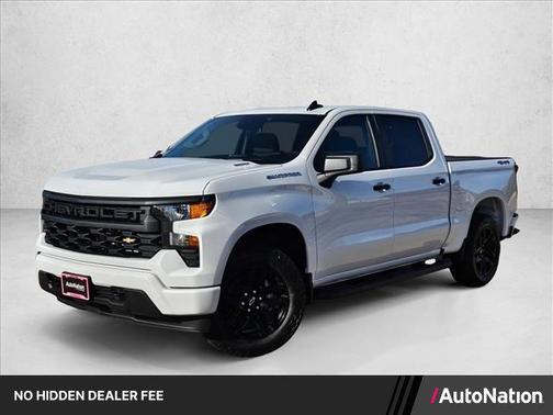 Summit White 2026 Chevrolet Silverado 1500 Custom